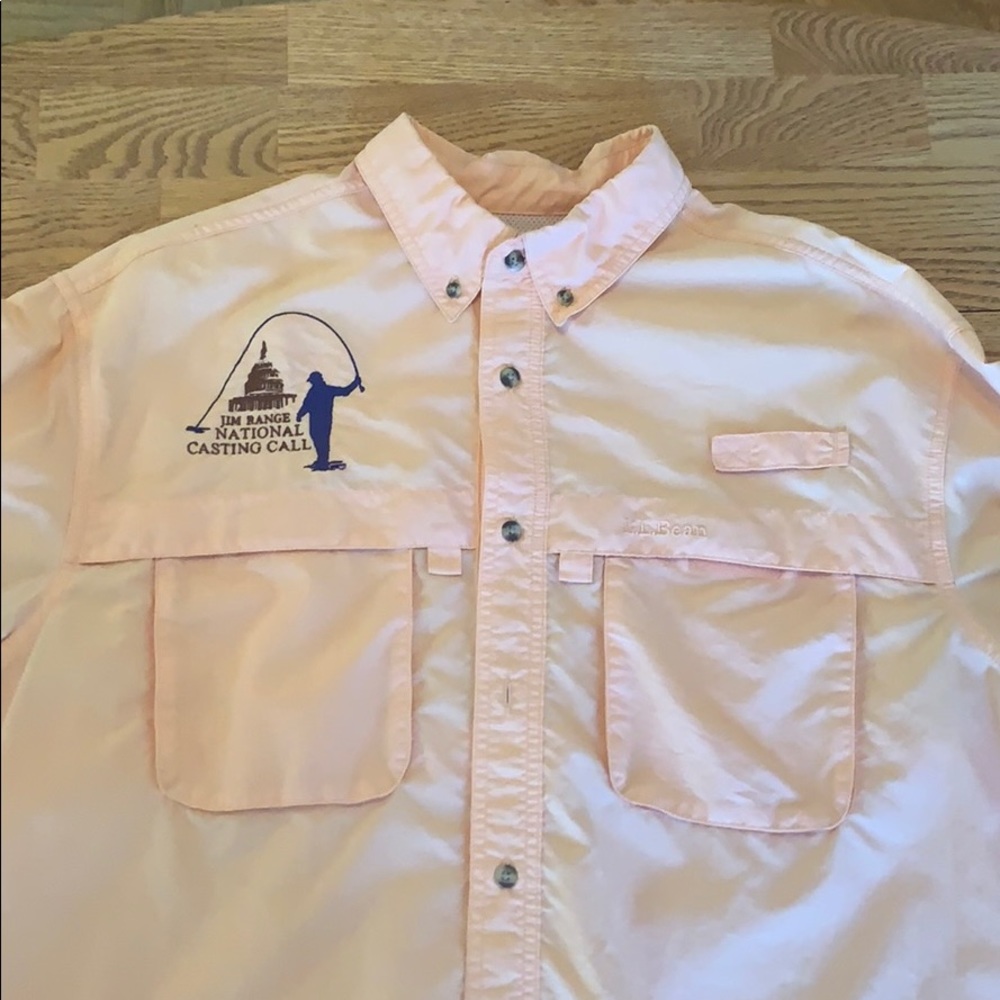 LL Bean Fishing Shirt - Mens size L